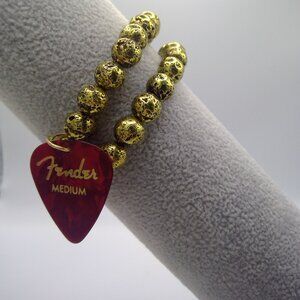 206. Fender Guitar Pick 2pc Bracelet Set